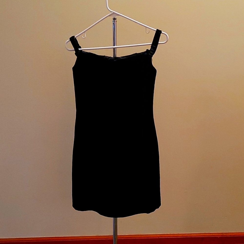 Victor Costa for Bergdorf Goodman Vintage Black Velvet dress